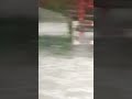 18 wheeler truck overcomes floods