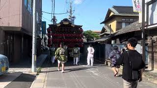 幸手八坂祭り天神町自分の町内引き回し2023年7月16日