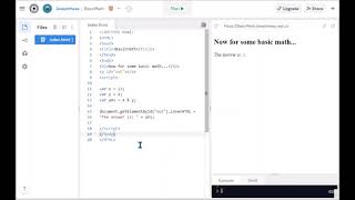 Basic Math in JavaScript