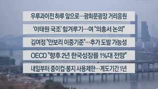 [이시각헤드라인] 11월 23일 라이브투데이1부 / 연합뉴스TV (YonhapnewsTV)