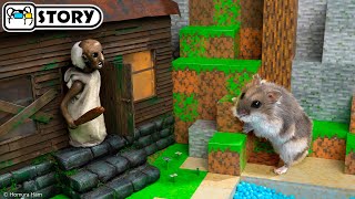 Hamster vs Granny in the Minecraft Dungeons - Obsidian Pinnacle 🐹 Homura Ham Pets