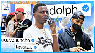 A Young Dolph tribute , moments at Jewelry Unlimited with Key Glock & Quavo