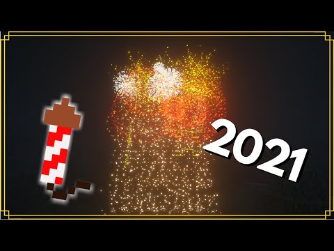 This Redstone Genius made an epic firework in Minecraft