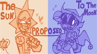 The Sun proposed to the Moon // REMAKE animatic // Sun x Moon