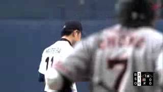 長野 1回表 一二間ヒット 2013 06 12 オリックス×巨人