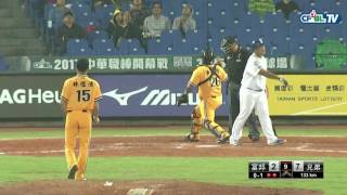 03/19 富邦 vs 兄弟 九局上，林煜清投出再見三振!