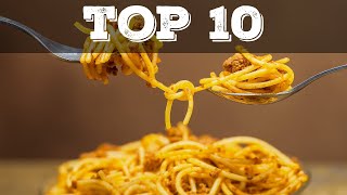 Top 10 most famous Italian dishes in the world