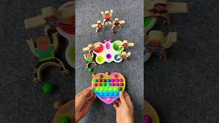 💥 Oddly satisfying 373, beautiful pop it marble run #popit #2024