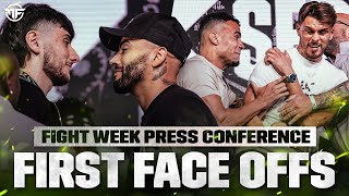 PRESS CONFERENCE MADNESS | All face offs from a wild day in Dublin