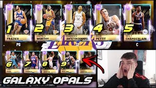 USING 9 GALAXY OPALS IN THE SAME SQUAD IN NBA 2K19 MyTEAM!! *BEST TEAM IN 2K19*