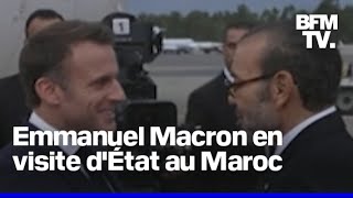 Dîner d'État, défilé dans la capitale...Emmanuel Macron en visite au Maroc