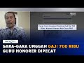 Gara-gara Unggah Gaji di Medsos, Guru Honorer di Bone Dipecat