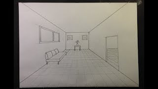 How To A Simple Draw In One Point Perspective