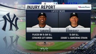 BOS@NYY: Broadcast on A-Rod and Sabathia injuries