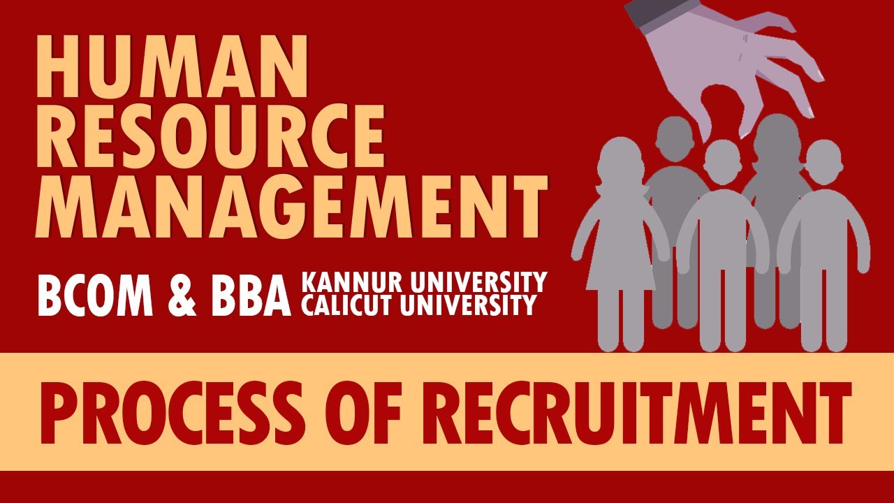 PROCESS OF RECRUITMENT | HUMAN RESOURCE MANAGEMENT | KANNUR UNIVERSITY ...