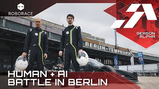 Racing with a AI teammate | Human & Robot | Roborace Challenges