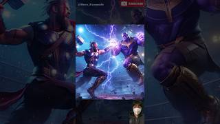 Thor vs Thanos l #avengers #marvel #trendingshorts #edit #youtubeshorts #mcu #vi