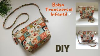 【Handmade】The easiest little bag in the world! Children's crossbody bag