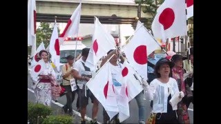 第３７回日本唱歌を歌う日の丸行進（６）　Midohsuji Osaka