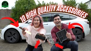 10 HIGH QUALITY Accessories for Tesla Model 3 & Model Y by JOWUA (2023)