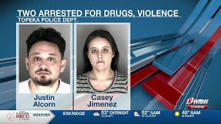 TPD officers arrest two for violent, drug-related crimes following search warrant