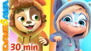 🤸‍♂️ Hop a Little, Jump a Little + More Nursery Rhymes \u0026 Kids Songs | Dave and Ava 🤸‍♂️