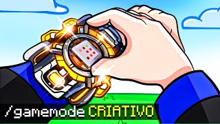 CRIEI O OMNITRIX DO CRIATIVO NO BEN 10