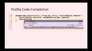 Stop clicking, be productive – Exploiting postfix templates