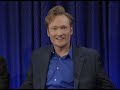 late night with conan o brien milton berle charges the set