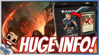 Final Fantasy \u0026 Magic The Gathering HUGE Info! 4 Commander Decks Based On FF6, FF7, FF10 \u0026 FF14!