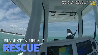 Manatee County Sheriff's Office Marine Deputies Save Two People Pulled By A Rip Current