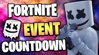 Fortnite Marshmello Event Starting Right Now At Plesant Park Videos - fortnite marshmello in game concert event live countdown start party at pleasant