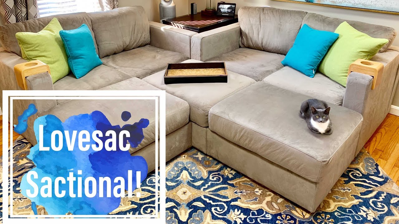 Lovesac Sactional - Modular Couch - YouTube