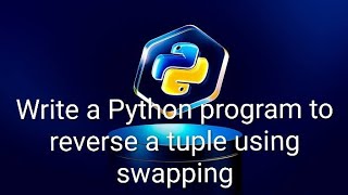 Write a Python program to reverse a tuple using swapping