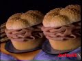 Arby's (1997): 2 For Time $2 Roast Beef Sandwiches Commercial