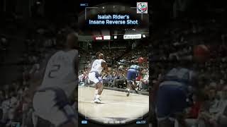 Rider's Reverse Shot: A Jaw Dropping Display of Skill and Precision! 🏀💨🔥 #shorts #basketball