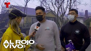 Incendios en California: Víctimas buscan refugio tras perderlo todo