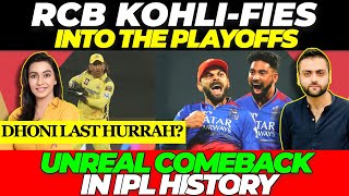 RCB KOHLI - FIES into the IPL 2024 Playoffs | MS Dhoni last hurrah? RCB vs CSK