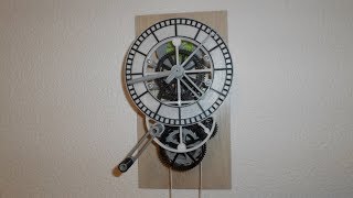 DIY 3D printed mechanical Clock with Anchor Escapement