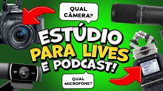 🟢 TUDO QUE USO NO MEU PODCAST ... BARATO E ATENDE 99% DAS NECESSIDADES!