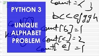 Unique character in string | Python 3