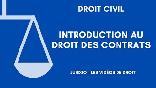 Le droit des contrats (introduction au droit des contrats)