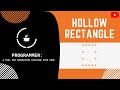 Hollow Rectangle Star Pattern | Java Programming | Python Guy