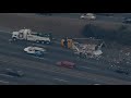 Raw Video: Chopper 5 Over I-80 Big-Rig Crash In San Pablo