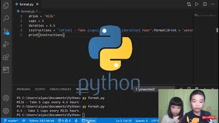 How to Code PYTHON: Use the format() Helper Function - Manipulate and Format String Data for Display