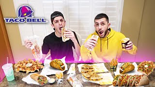 WHO CAN EAT THE ENTIRE TACO BELL MENU THE FASTEST?!