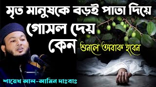 মৃত মানুষকে বড়ই পাতা দিয়ে গোসল দেয় কেন শুনলে অবাক হবেন | মুফতি আল-আমিন আড়াই হাজারী