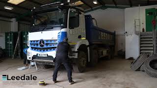 Leedale Gets 8-Wheel Tipper Truck Sign Written with Retro Leedale Logo \u0026 Colours