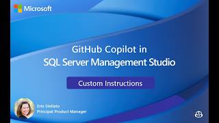 GitHub Copilot in SSMS: Custom Instructions