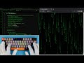 ASMR Programming - Matrix Rain Animation - No Talking